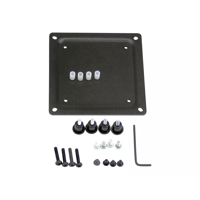 Conversion Plate Kit Ergotron 75 mm auf 100 mm Schwarz Stahl