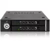 ICY DOCK - ToughArmor - MB992SK-B - SATA - Adapter - 2x 2,5 Zoll > 3,5 Zoll - SATA 6 Gbit/s - Sicherheitsschloss - Metall - LED - bis 9,5 mm Bauhöhe