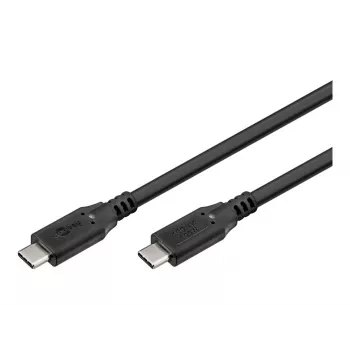 Goobay USB Cable-C, USB 3.2, 100 W, 10 Gbit/s, Power Delivery, 0,5 M (0,50 m, USB 3.2, 100 W), USB-Kabel