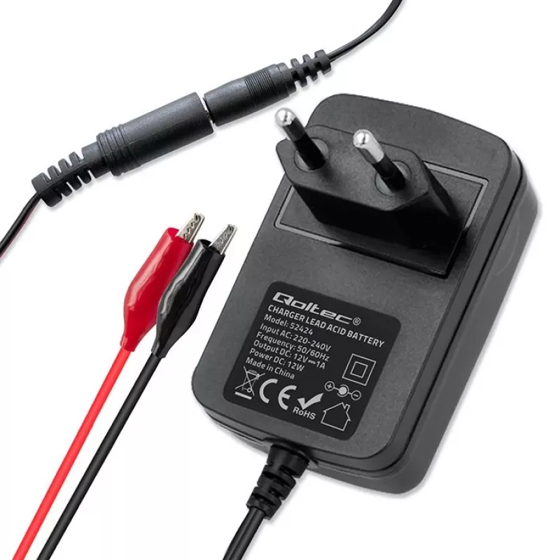 Batterieladegerät QOLTEC Ladegerät für AGM GEL STD 12V 1,5A