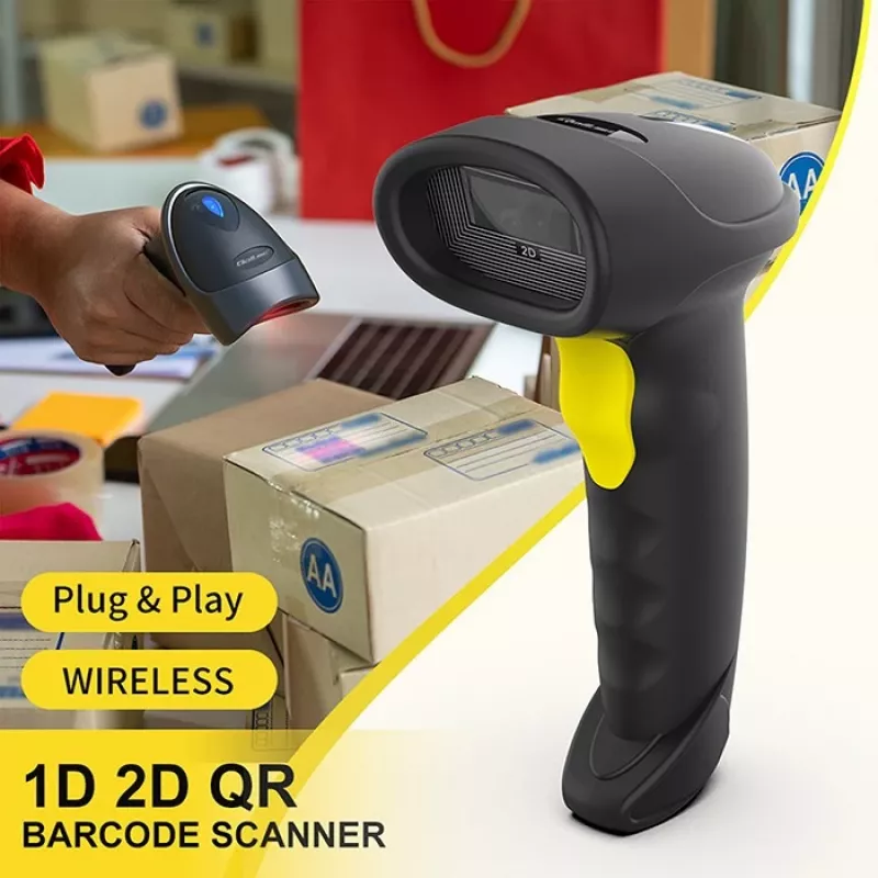 Barcode-Scanner QOLTEC 50880 1D/2D USB — Handscanner mit USB-Schnittstelle