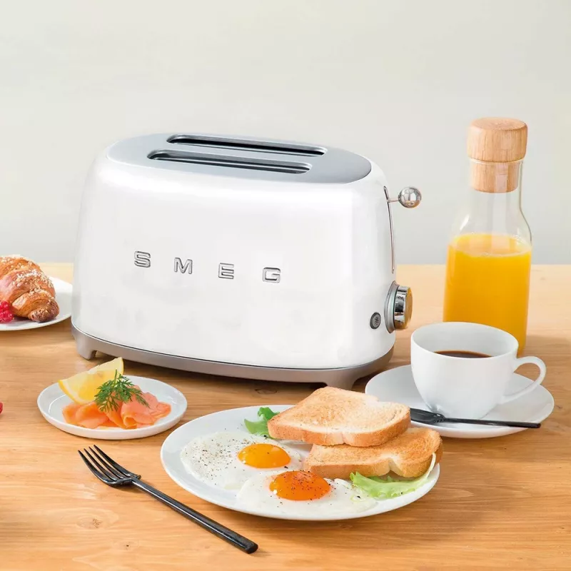 SMEG Toaster weiß TSF01WHEU