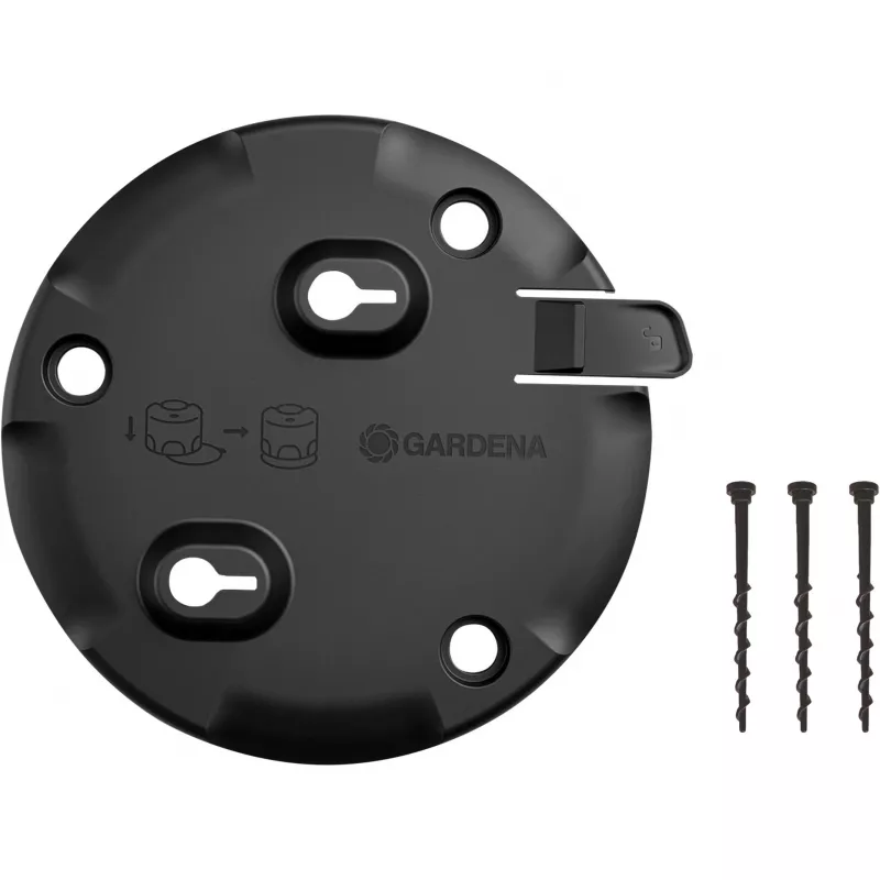 Kreisförmiger Wassersprinkler Gardena 16022-20 Schwarz einstellbare Sprühreichweite