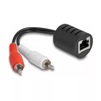DeLOCK 87857 Audiokabel 2 x RCA RJ-45 Schwarz Rot Weiß