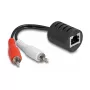 DeLOCK 87857 Audiokabel 2 x RCA RJ-45 Schwarz Rot Weiß
