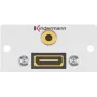 Steckdosen-Einsatz HDMI + 3,5 mm Kindermann 7444000589