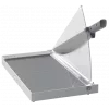 Leitz Precision Home Office Papierschneider A3, 10 Blatt, manuelle Klemme, Edelstahl, A3, 80 g/m², Stahl