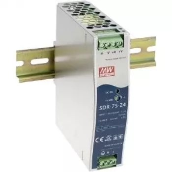 Netzteil MEAN WELL SDR-75-12 76 W Metallisch