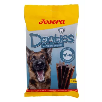 JOSERA Denties Geflügel mit Blaubeeren - Hundesnack - 180g