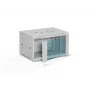 ALANTEC Netzwerkschrank 19 6HE 600x450, Grau FLACHVERPACKT