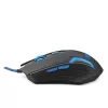 Esperanza MX205 FIGHTER - Maus - USB - Blau - Hiiri - Optinen - 6 Tasten - Schwarz