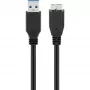 USB-A-auf-Mikro-USB-B-Kabel GOOBAY 95026 — 1,8 m, Stecker-auf-Stecker, schwarz