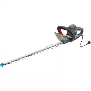 Gardena Elektro-Heckenschere PowerCut 700/65, 65 cm, Doppelmesser, 2,7 cm, Orange, Schwarz, Blau, 3,1 m/s², 87 dB