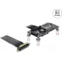 DELOCK PCI Express 3.0 x4 auf M.2 Key M Adapter, 10 cm Kabel, Modell 64357