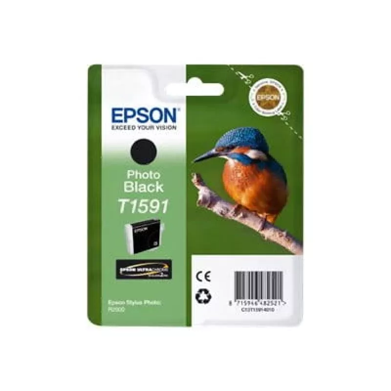 Cartridge EPSON Tinte Photo Schwarz T1591 1 x 17 ml Ultrachrome Hi-Gloss2