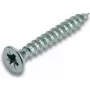 Schraube cimco 190027, verzinktes Metall, für Faserplatten, 30 mm Länge, 4 mm Gewindedurchmesser, 1 Stück