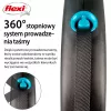 Flexi Automatic Leine Schwarz Design S 5 m, Blau