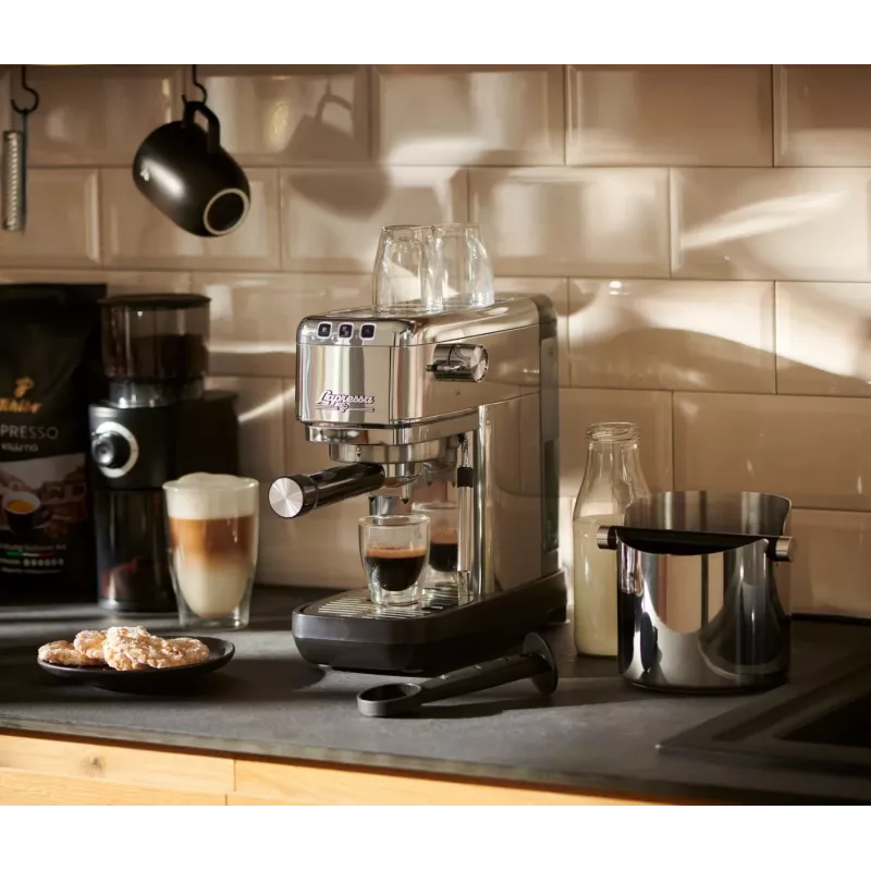 Druck-Kaffeemaschine Lapressa Edelstahl