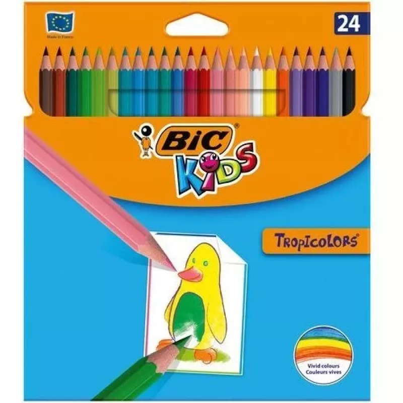 BIC Buntstifte TROPICOLORS 24 Farben 022510