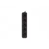 Stromverlängerungskabel Lanberg PS0-05F-0300-BK 3m 5 AC-Steckdosen Innenbereich Schwarz