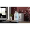 Cama Sideboard 120 cm SOHO S7 weiß/weiß glänzend