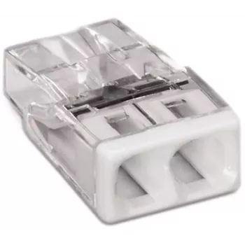 Wago 2273-202 Kabelverbinder/-trenner Transparent, Weiß