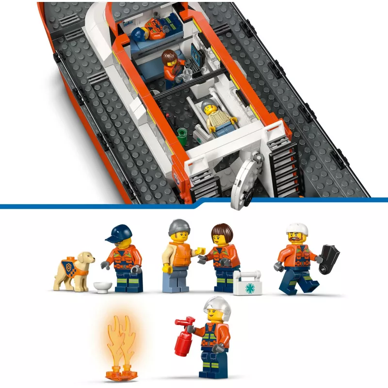 Blocks City 60504 Rettungsboot und Hubschrauber der Küstenwache