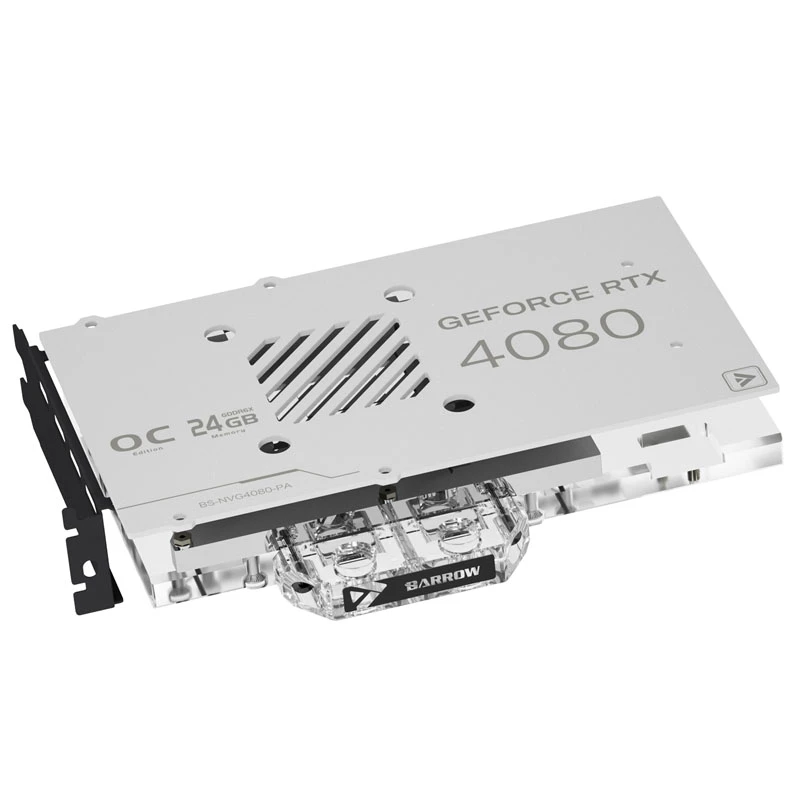 Flüssigkeitskühlblock Barrow LRC2.0 für RTX 4080 FE Aurora RGB Acryl