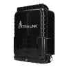 Extralink Glasfaser-Abschlussbox Jennifer 16 Adern schwarz mit Steckverbinder