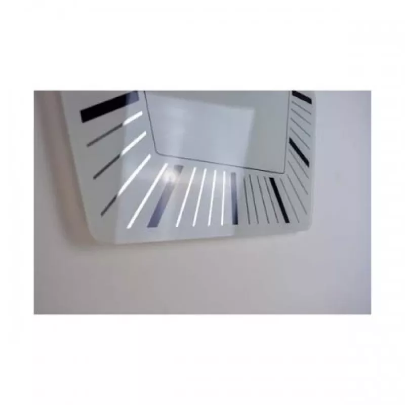 NeXtime Uhr 8128wi Hexagon, 43x43 cm, Wand, Weiß
