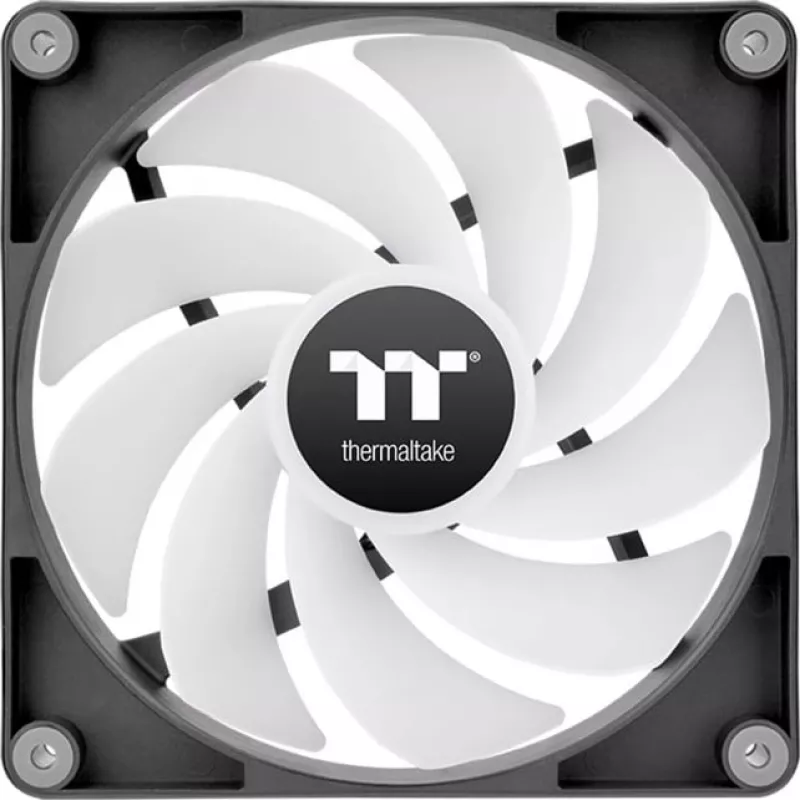 Thermaltake CT120 Reverse ARGB 120mm Gehäuselüfter, 2er-Pack, Schwarz