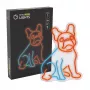 Neon Lights Dog MANTA SNL68MT Französische Bulldogge Deko-Neonschild