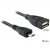 USB-Kabel DeLOCK 50cm Micro-USB B USB 2.0 A 83183