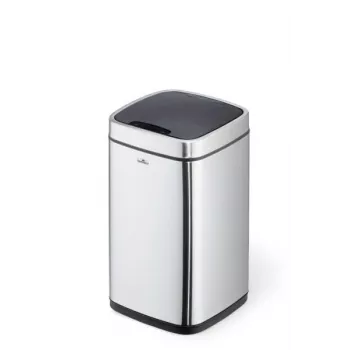 Durable TOUCH 12L Rechteckig Edelstahl Silber Schwarz