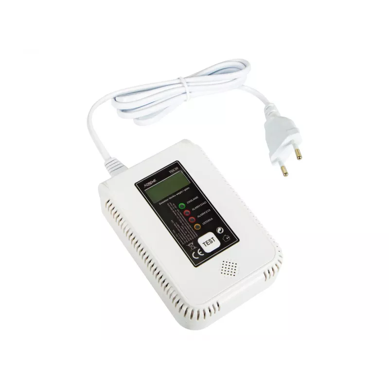Kohlenmonoxid- und Gasmelder BLOW TGC30 WiFi Tuya — LCD, 85 dB, kabelgebunden, Aufputzmontage, weiß