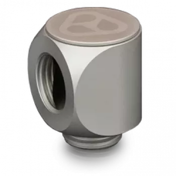 Thermal Grizzly DeltaMate Rotary 90° – Wasserkühlungsanschluss, Nickel matt, 1 Stk. (TG-DM-FIT-0203)