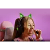 Kraken Kitty V2 - Schwarz, Gaming-Headset, Kitty-Ohren, Stream-Reaktive Beleuchtung, HyperClear-Kardioidmikrofon, 40-mm-TriForce-Treiber, integriertes Mikrofon in den Ohrmuscheln, Razer Chroma RGB (Ohr und Ohrmuscheln), Surround Sound: Nur verfügbar unter
