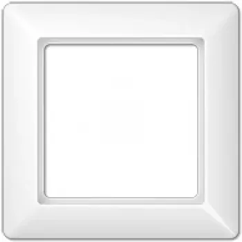 Abdeckplatte für elektrische Wandschalter JUNG AS 581 WW Weiß, Duroplast, 80,5×80,5 mm