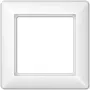 Abdeckplatte für elektrische Wandschalter JUNG AS 581 WW Weiß, Duroplast, 80,5×80,5 mm