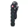 Power Extension Esperanza ELK214K 1.5 m Kabel 5 Type E outlets Indoor Schwarz