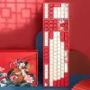 Varmilo VEA108 Koi Gaming-Tastatur, MX-Brown, Weiße LED - US-Layout
