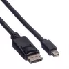Roline DisplayPort-Kabel, DP ST - Mini DP ST, schwarz, 1,5 m (11.04.5638)