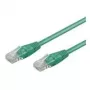 Wentronic Goobay CAT 6 Patchkabel, U/UTP, Grün, 0,5 m - CCA Kupfer-Mix (68435)