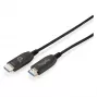 DIGITUS HDMI AOC Hybrid-Glasfaserkabel UHD 8K 50 m
