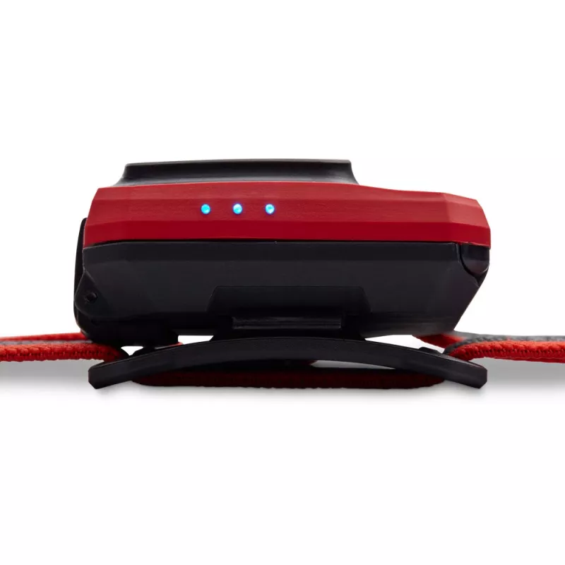 Schwarz Diamond Storm 450 Stirnlampe mit schwarzem, rotem Stirnband