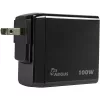 PD-Ladegerät INTER-TECH PD-3100 100W USB-C Schwarz schnelles Netzteil