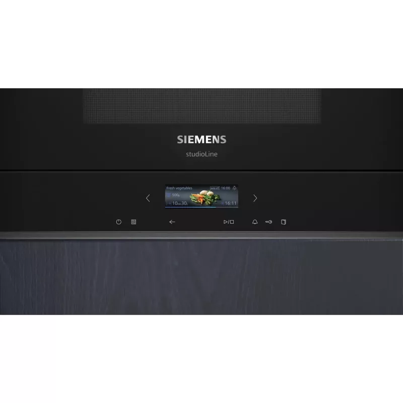 Siemens iQ700 BE732L1B1 Mikrowelle Schwarz Kombinationsmikrowelle Einbau 21 L 900 W