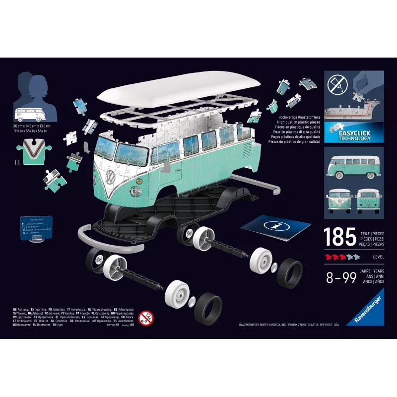 Puzzle Ravensburger Volkswagen T1 162 Teile