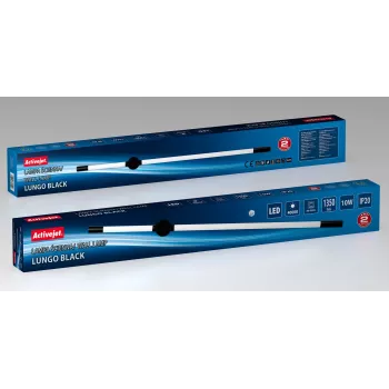 Activejet Lungo Schwarze LED-Wandleuchte