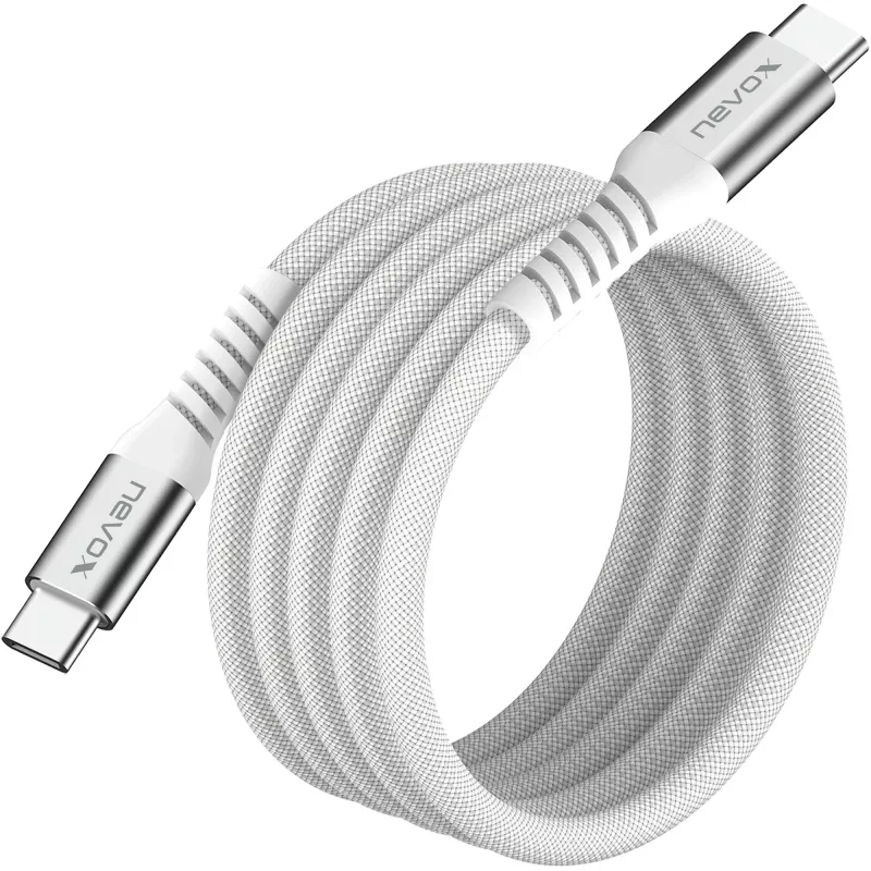 USB-C-zu-USB-C-Kabel Nevox 2478 – USB 2.0, 48V 5A, 240W, Stecker-zu-Stecker